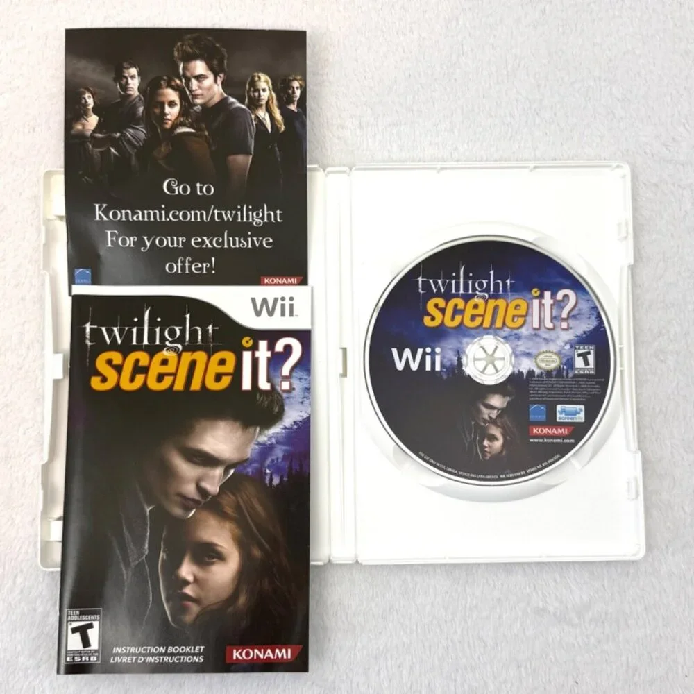 Nintendo Wii Twilight Scene it? Game 2009 Konami